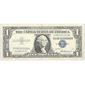 USA, 1 dolar, SERIES 1957, Waszyngton.