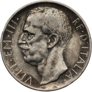 Włochy, Królestwo Włoch Wiktor Emanuel III 1900-1943, 10 lirów 1927 R, Rzym