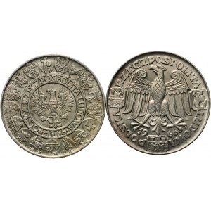 Polska, PRL, PRÓBY -Zestaw - 2 szt. - 100 złotych 1966 Mieszko i Dąbrówka