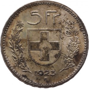 Szwajcaria, Konfederacja, 5 franków 1923, Berno