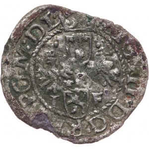 Zygmunt III Waza 1587-1632, szeląg 1597, Wschowa, nieopisana odmiana