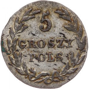 Królestwo Polskie, Aleksander I 1815-1825, 5 groszy 1816 I.B., Warszawa