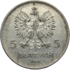 Polska, II Rzeczpospolita, 5 złotych NIKE 1928, Warszawa