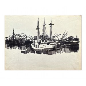 Prof. Bohdan BOROWSKI (1923-1989), Port sketch