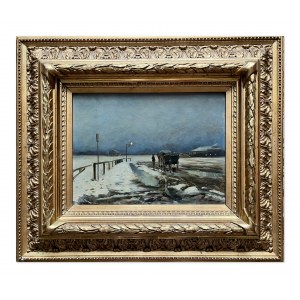 Auteur inconnu, Paysage d'hiver