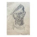 Łukasz ROGIŃSKI (ur. 1936), Portret mężczyzny, 1954 rok
