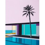 Jean-Claude Plewniak \ Mark Renton (ur. 1981), Purple ville with palm, 2024