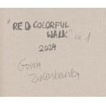 Gossia Zielaskowska (ur. 1983, Poznań), Red colorful walk, dyptyk, 2024
