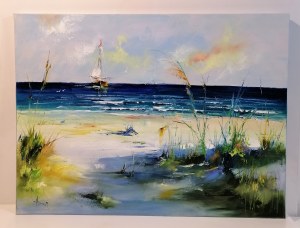 Alfred Anioł, Na plaży