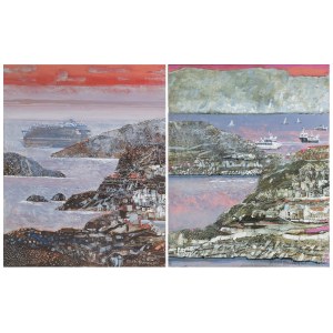 Andrzej Borowski (ur. 1969 Żywiec), Podróż do Livorno-dyptyk, 2021