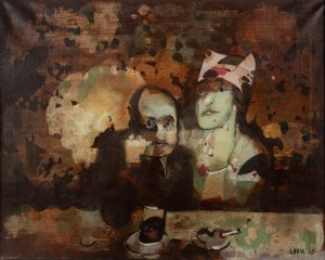 Pawel Lasik (b. 1941 Brzeszcze), Mr. and Mrs. Gibas in Wzorcowa, 1979