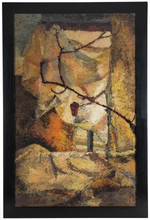 Andrzej Urbanowicz (1938 - 2011), Lampa, gałąź i papryka, 1958