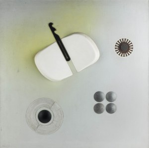 Mikołaj Kochanowski (1916 Grosułowo - 1987 Kraków), Relief srebrny III, 1971