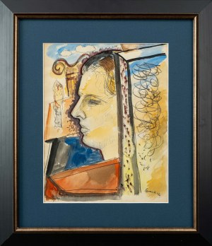 Alfred LENICA (1899 - 1977), Portret, 1942