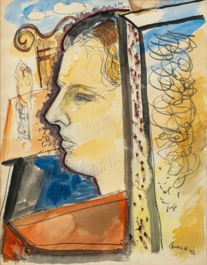 Alfred LENICA (1899 - 1977), Portret, 1942