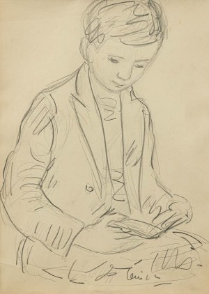Alfred LENICA (1899 - 1977), Portret chłopca