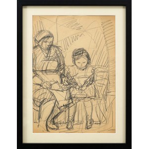 Alfred LENICA (1899 - 1977), Woman and Girl