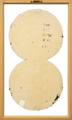 Jan BERDYSZAK (1934 - 2014), Koła podwójne brązowe, 1963
