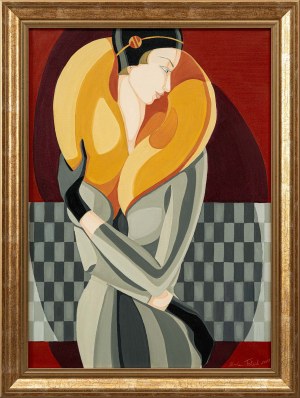 Urszula TEKIELI, Kobieta w futrze, 2008