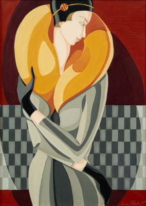 Urszula TEKIELI, Kobieta w futrze, 2008