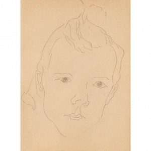 Władysław Strzemiński, Portret chłopca, ok. 1949