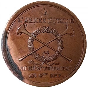 Napoleonic Medals and Coins, Medal 1796