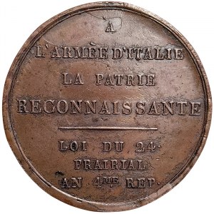 Napoleonic Medals and Coins, Medal 1796