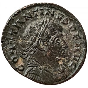 Römische Münzen, Costantinus I, Follis n.d. (ca. 310-313 n.Chr.), Trèves