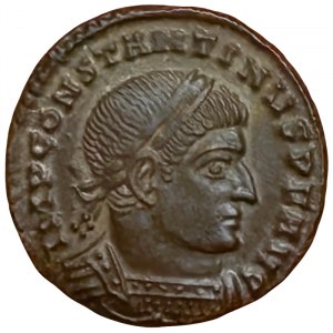 Roman Coins, Costantinus I, Follis n.d., Ticinum