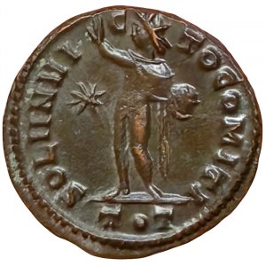 Roman Coins, Costantinus I, Follis n.d., Ticinum