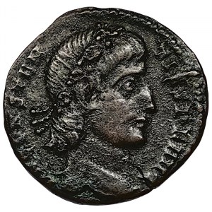 Roman Coins, Constantius II, Follis n.d., Constantinople