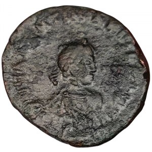 Roman Coins, Valentinian II, Ae Nummus n.d., Constantinople