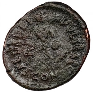 Roman Coins, Valentinian II, Ae Nummus n.d., Constantinople