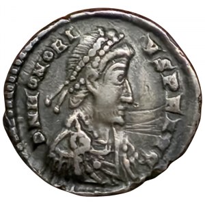 Roman Coins, Honorius, Siliqua n.d., Rome