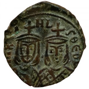 Roman Coins, Michael II, Follis n.d., Syracuse