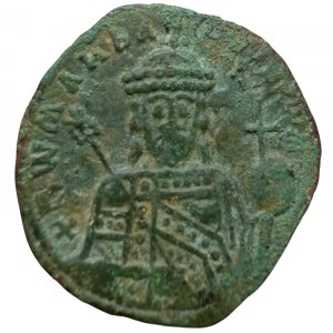 Roman Coins, Romanus II, Follis n.d., Constantinople
