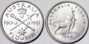 Australia, George VI, Lot 2 pcs.