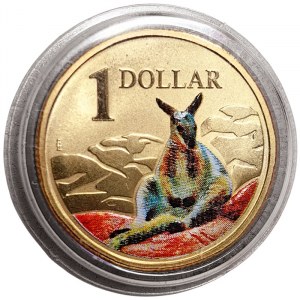 Australia, Elizabeth II, 1 Dollar 2008