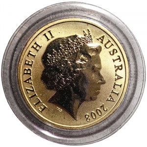 Australia, Elizabeth II, 1 Dollar 2008