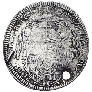 Austria, Olmütz, Wolfgang Von Schrattenbach, VI Kreuzer 1713, Olmütz