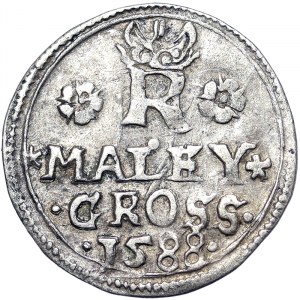 Austria, Rudolf II, Maley Groschen 1588, Joachimsthal