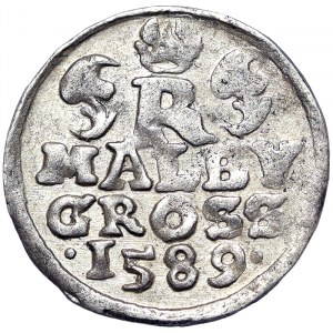 Austria, Rudolf II, Maley Groschen 1589, Budweis