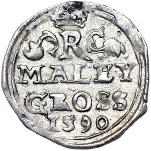 Austria, Rudolf II, Maley Groschen 1590, Kuttenberg