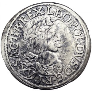 Austria, Leopold I, XV Kreuzer 1662, Vienna