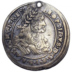 Austria, Leopold I, XV Kreuzer 1679, Nagybanya
