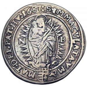 Austria, Leopold I, XV Kreuzer 1687, Nagybanya