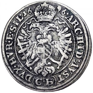 Austria, Leopold I, 3 Kreuzer 1696, Brieg