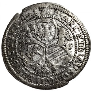 Austria, Joseph I, 3 Kreuzer 1709, Graz
