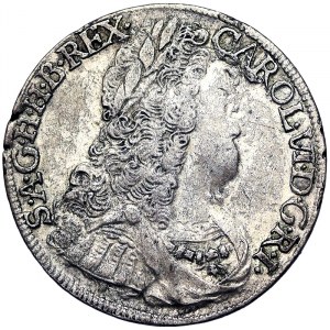 Austria, Charles VI, VI Kreuzer 1729, Hall