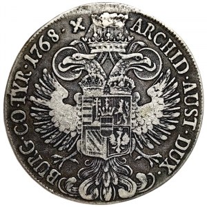 Austria, Maria Theresia, Taler 1768, Hall